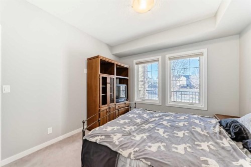 107-100 Cranfield Common Se, Calgary, AB - Indoor Photo Showing Bedroom