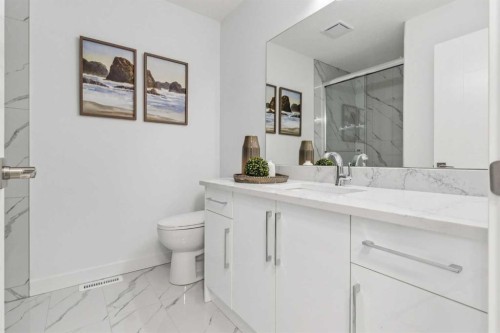 202-95 Saddlecrest Circle Ne, Calgary, AB - Indoor Photo Showing Bathroom