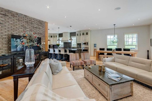 84 Eagle Butte Ranch, Rural Rocky View County, AB - Indoor Photo Showing Living Room