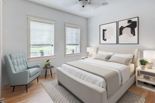 84 Eagle Butte Ranch, Rural Rocky View County, AB - Indoor Photo Showing Bedroom