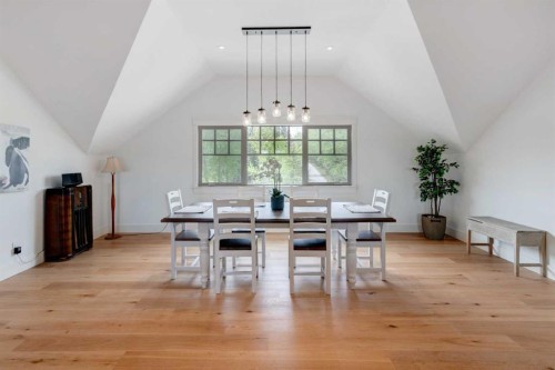84 Eagle Butte Ranch, Rural Rocky View County, AB - Indoor Photo Showing Dining Room