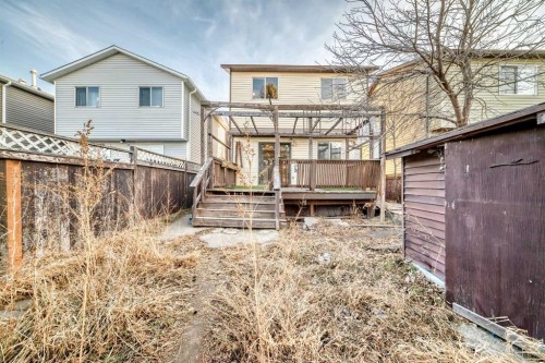 46 Martindale Mews Ne, Calgary, AB - Outdoor With Deck Patio Veranda