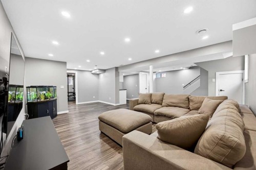 208 Silver Valley Rise Nw, Calgary, AB - Indoor Photo Showing Living Room