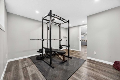 208 Silver Valley Rise Nw, Calgary, AB - Indoor Photo Showing Gym Room