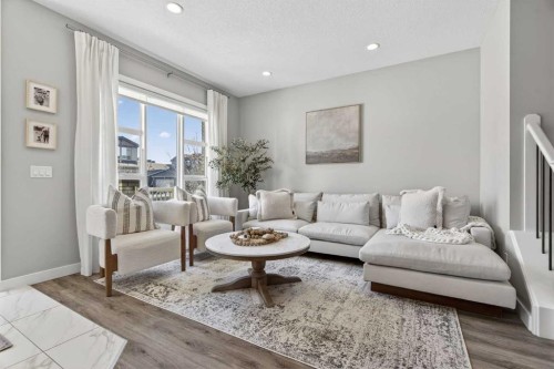 29 Howse Street Ne, Calgary, AB - Indoor Photo Showing Living Room