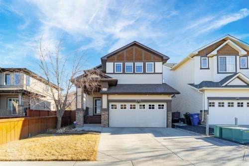 295 Prairie Springs Crescent Sw, Airdrie, AB - Outdoor With Facade