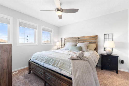 295 Prairie Springs Crescent Sw, Airdrie, AB - Indoor Photo Showing Bedroom