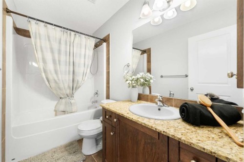 295 Prairie Springs Crescent Sw, Airdrie, AB - Indoor Photo Showing Bathroom