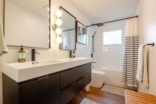 9632 Alcott Road Se, Calgary, AB - Indoor Photo Showing Bathroom