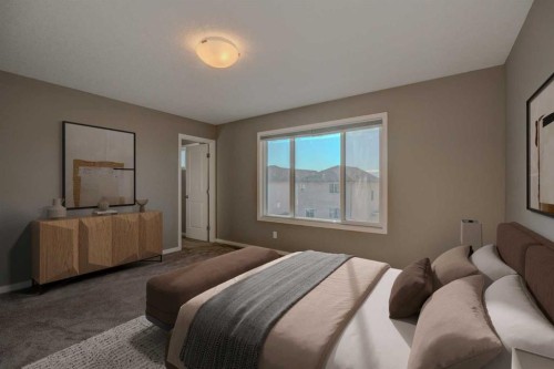 2016 Brightoncrest Green Se, Calgary, AB - Indoor Photo Showing Bedroom