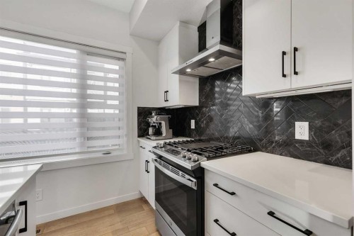 247 Greenbriar Common Nw, Calgary, AB - Indoor Photo Showing Kitchen With Upgraded Kitchen