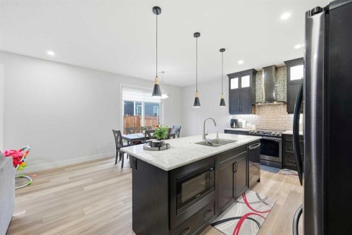 228 Carringham Road, Calgary, AB - Indoor Photo Showing Kitchen With Upgraded Kitchen