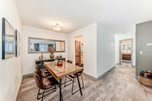 308-819 4A Street Ne, Calgary, AB - Indoor Photo Showing Dining Room