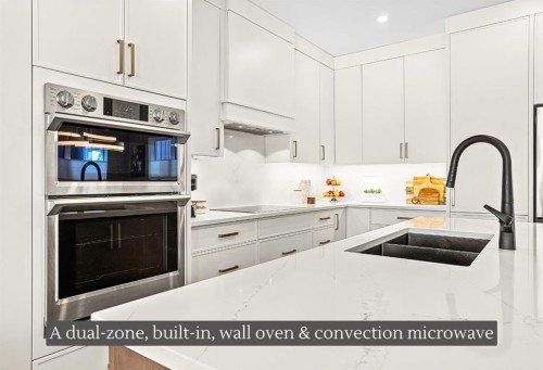 1-1202 2 Avenue, Canmore, AB - Indoor Photo Showing Kitchen With Stainless Steel Kitchen With Double Sink With Upgraded Kitchen