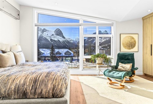 1-1202 2 Avenue, Canmore, AB - Indoor Photo Showing Bedroom