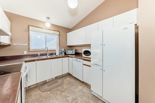 329 Martinwood Place Ne, Calgary, AB - Indoor Photo Showing Kitchen With Double Sink
