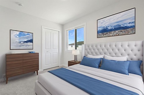 9 Park Lane, Didsbury, AB - Indoor Photo Showing Bedroom