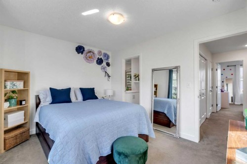 507 Silverado Skies Common Sw, Calgary, AB - Indoor Photo Showing Bedroom