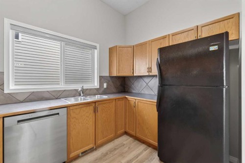 87 Saddlebrook Gardens Ne, Calgary, AB - Indoor Photo Showing Kitchen With Double Sink