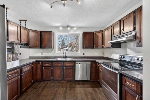 44 Spring Haven Close Se, Airdrie, AB - Indoor Photo Showing Kitchen With Double Sink