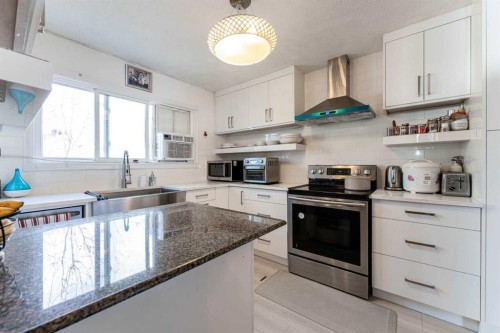 314 Olympia Crescent Se, Calgary, AB - Indoor Photo Showing Kitchen With Stainless Steel Kitchen