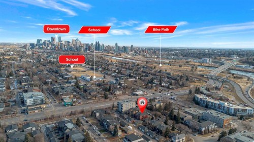 2522 1 Avenue Nw, Calgary, AB - Outdoor With View