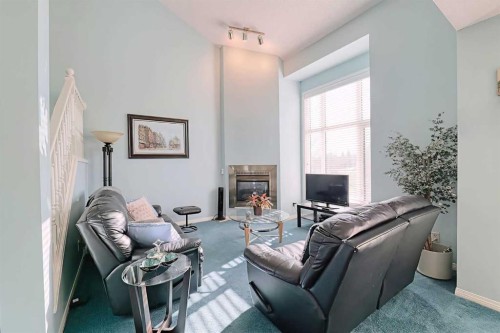 317 Sandringham Road Nw, Calgary, AB - Indoor With Fireplace