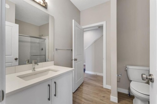 24 Corner Glen Green Ne, Calgary, AB - Indoor Photo Showing Bathroom
