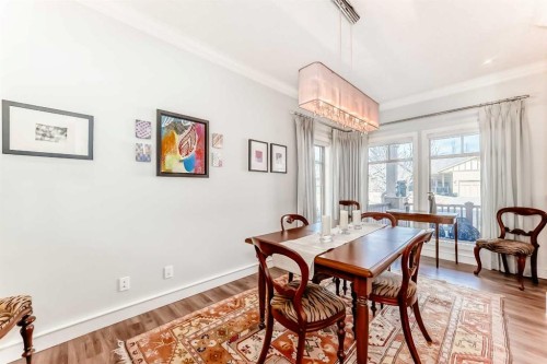41 Bridle Estates Manor Sw, Calgary, AB - Indoor Photo Showing Dining Room