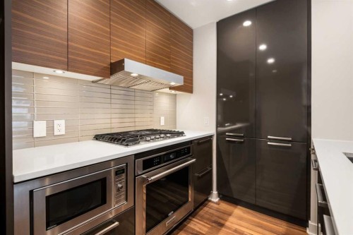111-46 9 Street Ne, Calgary, AB - Indoor Photo Showing Kitchen With Upgraded Kitchen