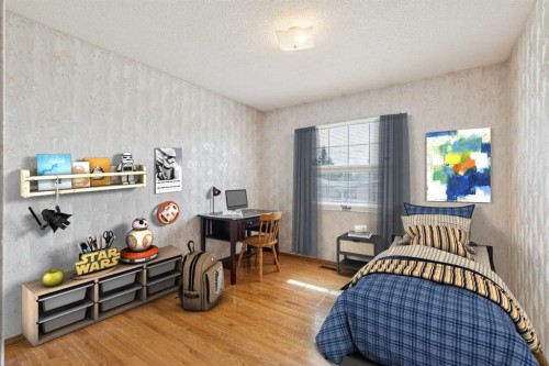 11427 Wilkes Road Se, Calgary, AB - Indoor Photo Showing Bedroom