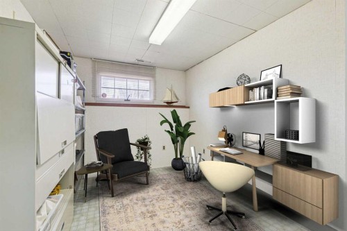 11427 Wilkes Road Se, Calgary, AB - Indoor Photo Showing Office