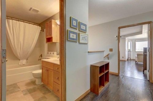 208 Railway Avenue, Cheadle, AB - Indoor Photo Showing Bathroom