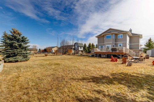 208 Railway Avenue, Cheadle, AB - Outdoor With Deck Patio Veranda