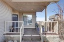 208 Railway Avenue, Cheadle, AB  - Outdoor With Deck Patio Veranda With Exterior 