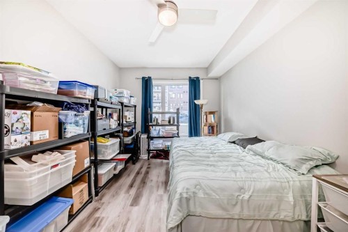 108-71 Shawnee Common Sw, Calgary, AB - Indoor Photo Showing Bedroom
