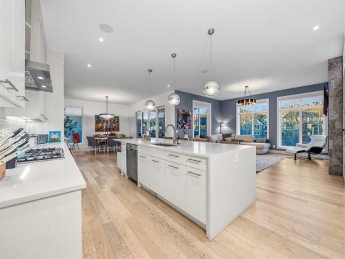 80 Cranbrook Heights Se, Calgary, AB - Indoor Photo Showing Kitchen With Upgraded Kitchen