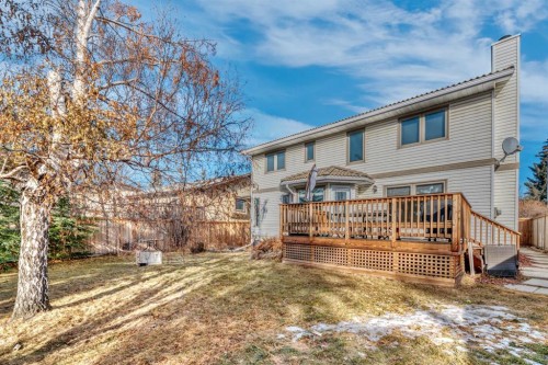 323 Hawkwood Boulevard Nw, Calgary, AB - Outdoor With Deck Patio Veranda