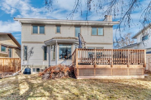 323 Hawkwood Boulevard Nw, Calgary, AB - Outdoor With Deck Patio Veranda