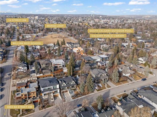 3802 8A Street Sw, Calgary, AB - Outdoor With View