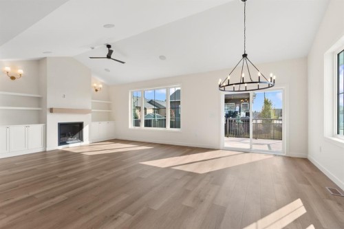 39 Williams Avenue, Olds, AB - Indoor With Fireplace