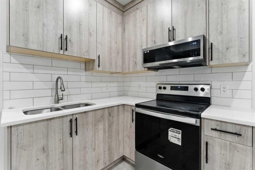 3644 Cornerstone Boulevard Ne, Calgary, AB - Indoor Photo Showing Kitchen With Double Sink With Upgraded Kitchen