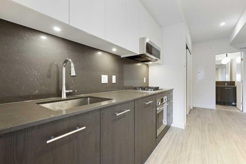 1103-730 2 Avenue Sw, Calgary, AB - Indoor Photo Showing Kitchen With Upgraded Kitchen