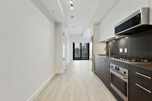 1103-730 2 Avenue Sw, Calgary, AB - Indoor Photo Showing Kitchen With Upgraded Kitchen
