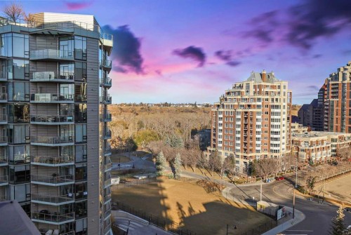 1103-730 2 Avenue Sw, Calgary, AB - Outdoor With Balcony