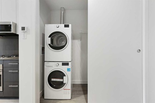1103-730 2 Avenue Sw, Calgary, AB - Indoor Photo Showing Laundry Room