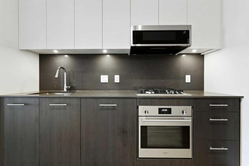1103-730 2 Avenue Sw, Calgary, AB - Indoor Photo Showing Kitchen With Upgraded Kitchen