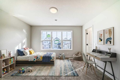 67 Bartlett Crescent Se, Calgary, AB - Indoor Photo Showing Bedroom