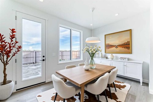 67 Bartlett Crescent Se, Calgary, AB - Indoor Photo Showing Dining Room