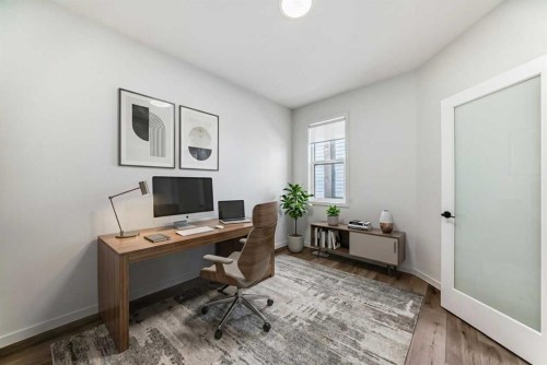 67 Bartlett Crescent Se, Calgary, AB - Indoor Photo Showing Office